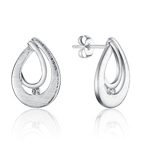 KLASSIEK DIAMOND POLISHED / ICE MATTE EARRING