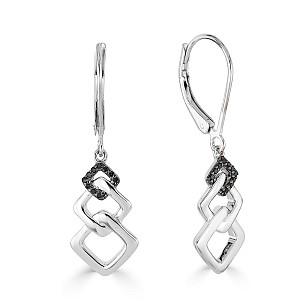 MONARCH BLUE DIAMOND EARRING