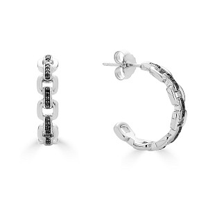 MONARCH BLUE DIAMOND EARRING