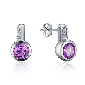 PREZIUOS AMETHYST EARRING