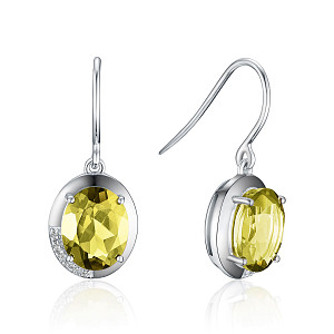 PREZIUOS LEMON QUARTZ EARRING