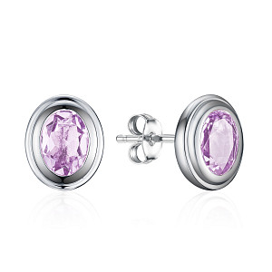 PREZIUOS PINK AMETHYST EARRING