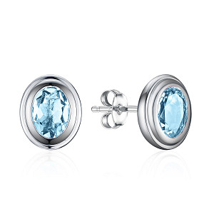 PREZIUOS BLUE TOPAZ EARRING
