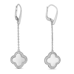 BLANCHE WHITE SAPPHIRE EARRING