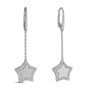 BLANCHE WHITE SAPPHIRE EARRING