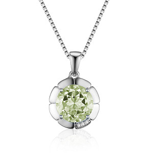 PREZIUOS GREEN AMETHYST PENDANT