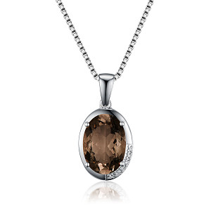 PREZIUOS SMOKY QUARTZ PENDANT