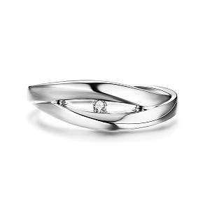 DUALNI DIAMOND MATTE AND POLISHED RING