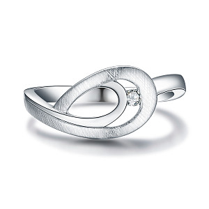 KLASSIEK DIAMOND POLISHED / ICE MATTE RING