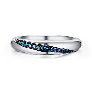 MONARCH BLUE DIAMOND RING