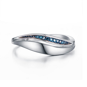 MONARCH BLUE DIAMOND RING