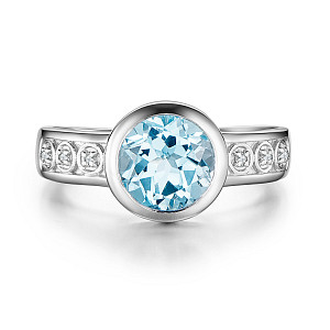 PREZIUOS BLUE TOPAZ RING