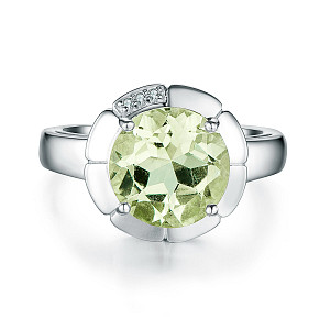 PREZIUOS GREEN AMETHYST RING
