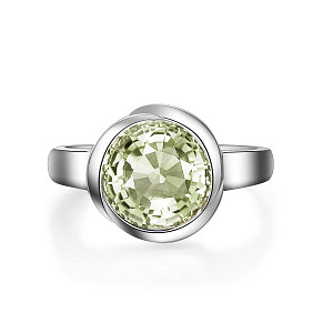 PREZIUOS GREEN AMETHYST RING