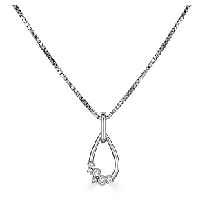 BLANCHE WHITE SAPPHIRE PENDANT