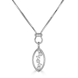 BLANCHE WHITE SAPPHIRE PENDANT