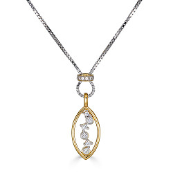 BLANCHE WHITE SAPPHIRE PENDANT