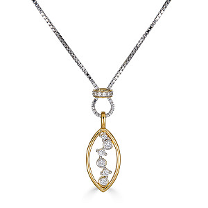 BLANCHE WHITE SAPPHIRE PENDANT
