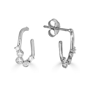 BLANCHE WHITE SAPPHIRE EARRING
