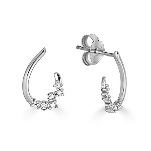 BLANCHE WHITE SAPPHIRE EARRING