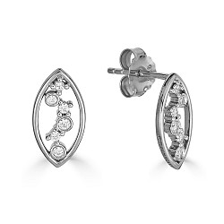 BLANCHE WHITE SAPPHIRE EARRING