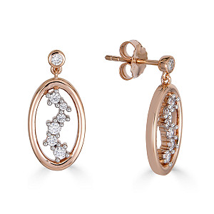 BLANCHE WHITE SAPPHIRE EARRING