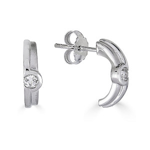 PREZIUOS WHITE TOPAZ EARRING