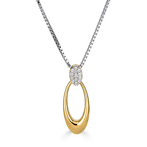 BLANCHE WHITE SAPPHIRE PENDANT