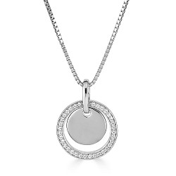 BLANCHE WHITE SAPPHIRE PENDANT
