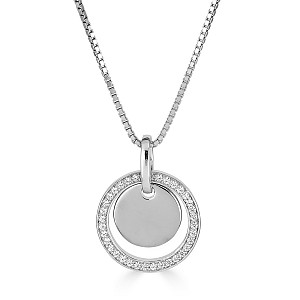 BLANCHE WHITE SAPPHIRE PENDANT