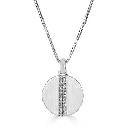 BLANCHE WHITE SAPPHIRE PENDANT