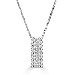 BLANCHE WHITE SAPPHIRE PENDANT