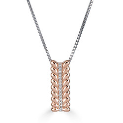 BLANCHE WHITE SAPPHIRE PENDANT