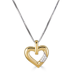 BLANCHE WHITE SAPPHIRE PENDANT