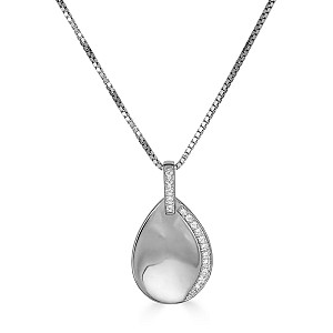 BLANCHE WHITE SAPPHIRE PENDANT