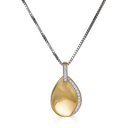 BLANCHE WHITE SAPPHIRE PENDANT