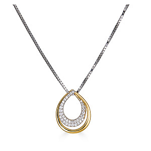 BLANCHE WHITE SAPPHIRE PENDANT