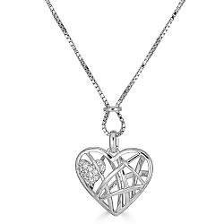 BLANCHE WHITE SAPPHIRE PENDANT