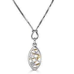 BLANCHE WHITE SAPPHIRE PENDANT