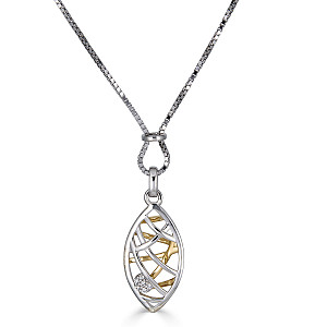 BLANCHE WHITE SAPPHIRE PENDANT