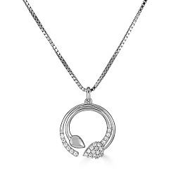 BLANCHE WHITE SAPPHIRE PENDANT