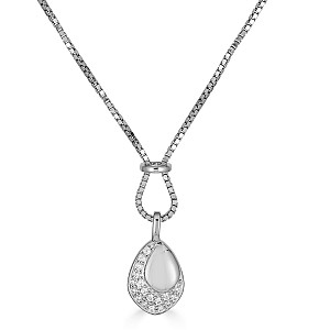 BLANCHE WHITE SAPPHIRE PENDANT