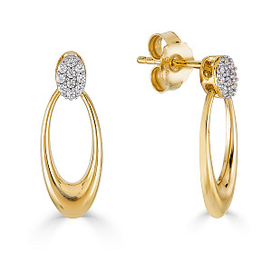 BLANCHE WHITE SAPPHIRE EARRING