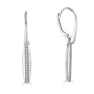 BLANCHE WHITE SAPPHIRE EARRING