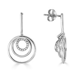 BLANCHE WHITE SAPPHIRE EARRING