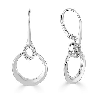 BLANCHE WHITE SAPPHIRE EARRING