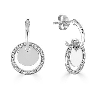 BLANCHE WHITE SAPPHIRE EARRING