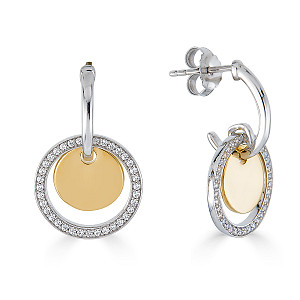 BLANCHE WHITE SAPPHIRE EARRING