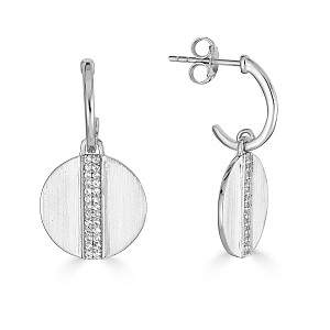 BLANCHE WHITE SAPPHIRE EARRING