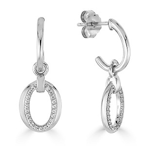 BLANCHE WHITE SAPPHIRE EARRING